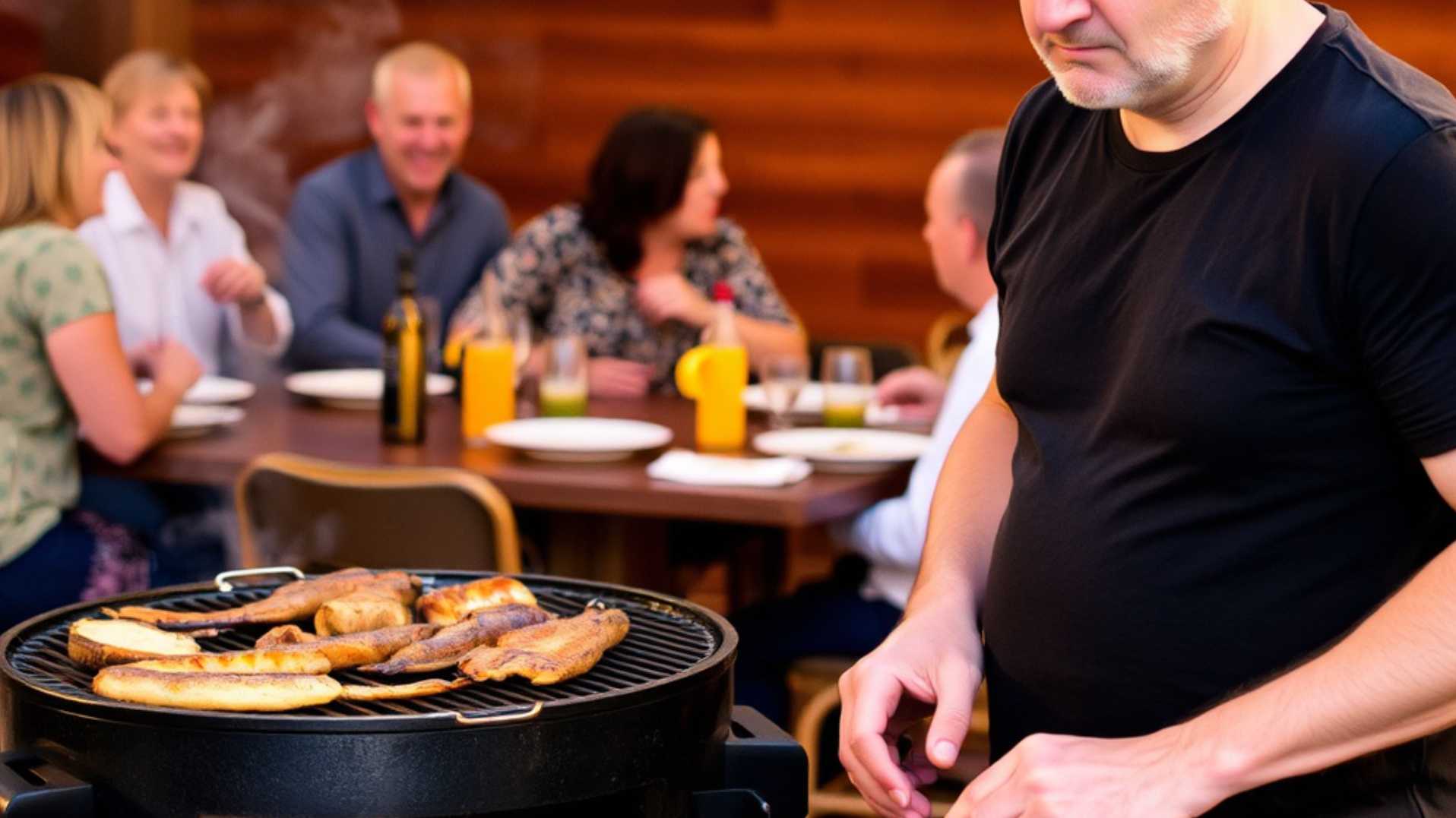 Hagyományos grillezés - A grillmester egyedül marad.